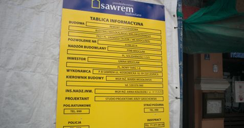 Remont i przebudowa budynku mieszkalnego przy placu Uniwersyteckim 7 326624