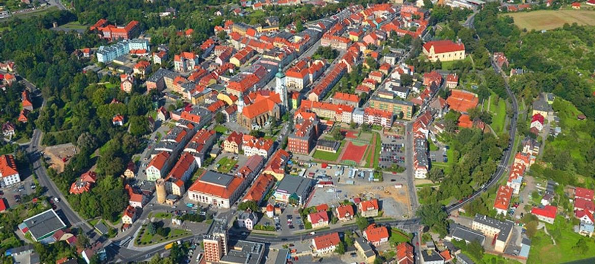 Złotoryja z jedną z