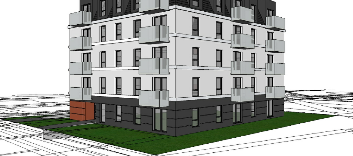 Wizualizacja Villa Diamante przy ulicy Maślickiej 165 (źródło: materiały inwestora)