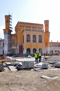 [Wrocław] Dworzec Wrocław Główny 50 dni do Euro!