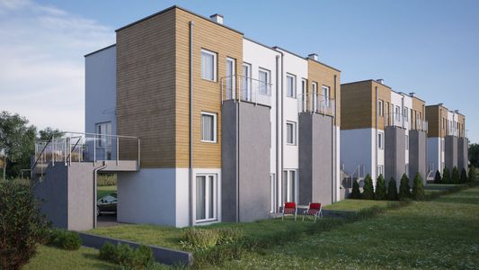 Kraków: Ogrody Prądnika – ruszyła budowa nowych, piętrowych apartamentów [WIZUALIZACJE]