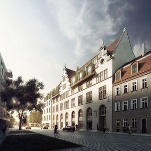 Wrocław: Okre Development rusza wkrótce z rewitalizacją zabytkowego urzędu celnego [NOWE WIZUALIZACJE]