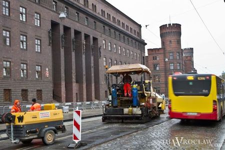 [Wrocław] Uwaga - od soboty zmiany na remontowanym Podwalu. Krupnicza jednokierunkowa