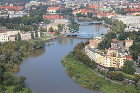 [Wrocław] Dzięki przebudowie jazu w centrum miasta przepustowość Odry wzrośnie o 80%