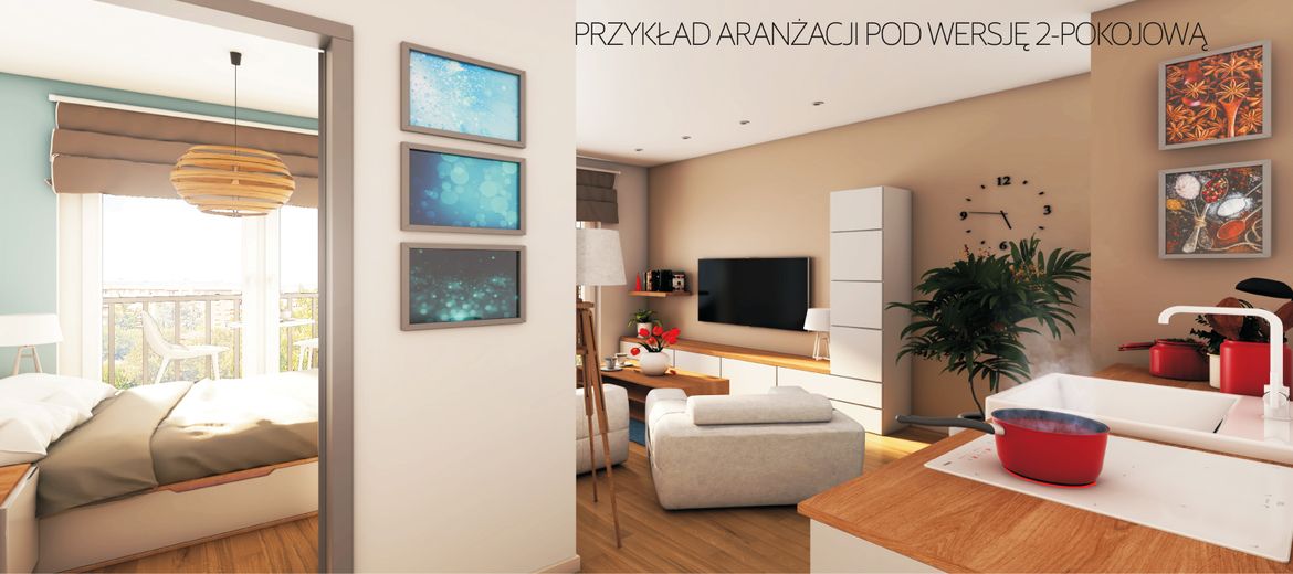 Inwestycyjne mieszkania 2-pokojowe na