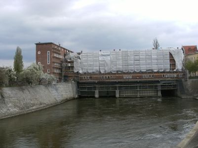[Wrocław] Trwa renowacja wrocławskich elektrowni wodnych