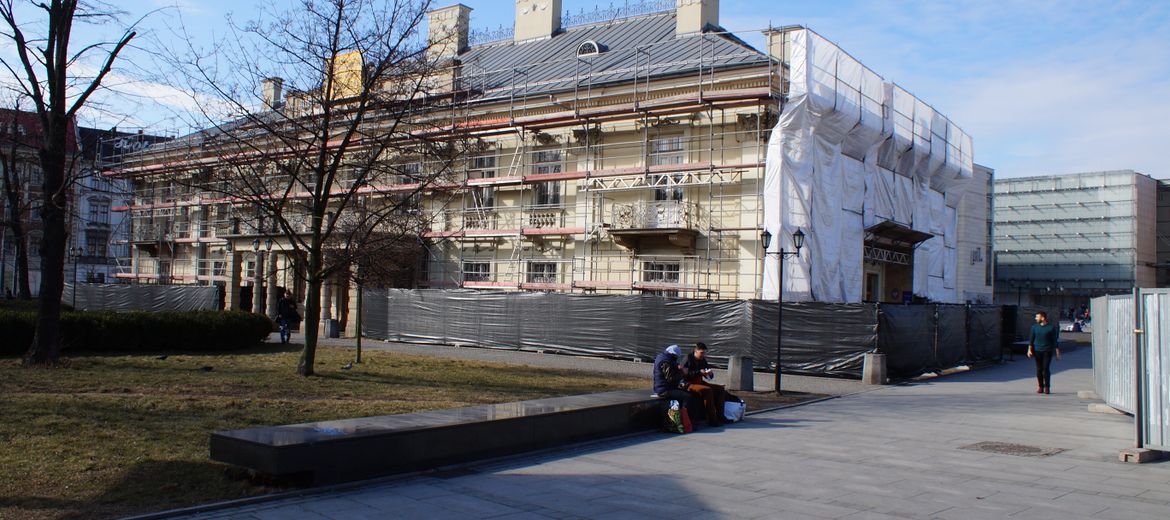 Kraków: Ruszył remont Pałacu