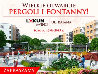 [Wrocław] Wielkie otwarcie pierwszej Pergoli i Fontanny na Gądowie Małym