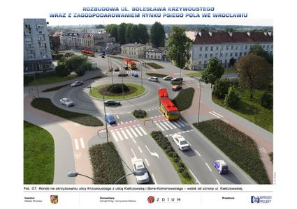 [Wrocław] Przebudowa ryneczku Psiego Pola i nowe drogi będą kosztować minimum 19 mln zł