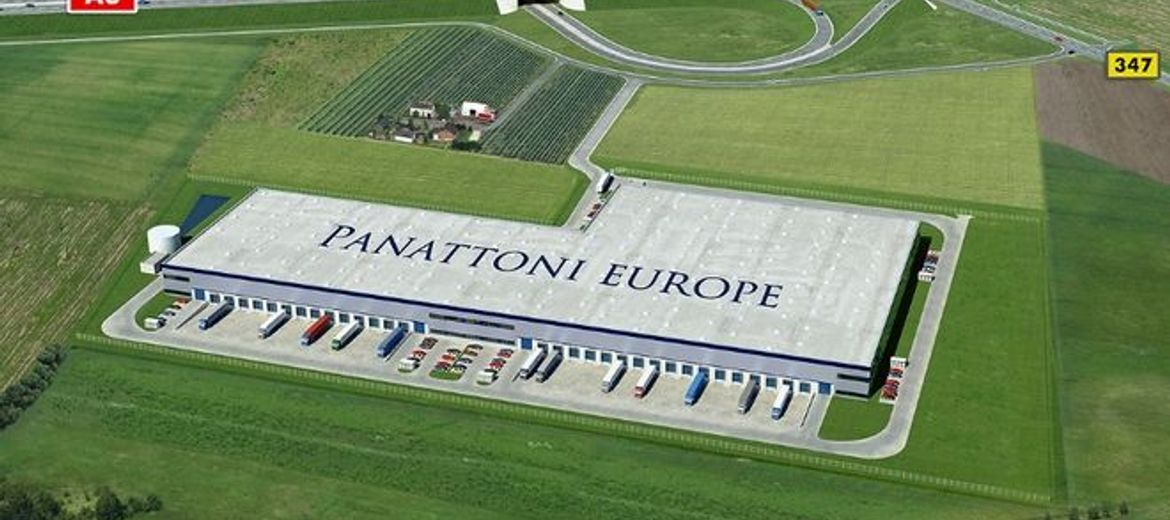 Żródło: panattonieurope.com – Wizualizacja nowego kompleksu Panattoni w Cesarzowicach