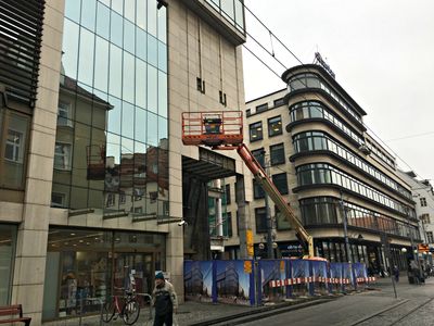 [Wrocław] Przebudowywany biurowiec przy Szewskiej zasłoni Kameleona?