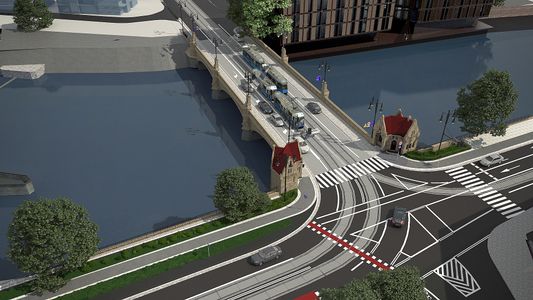 Wrocław: Rusza przebudowa mostu Pomorskiego Południowego [WIZUALIZACJE]