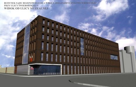 [Wrocław] Nowy gmach sądu rejonowego powstaje w centrum Wrocławia [WIZUALIZACJE]