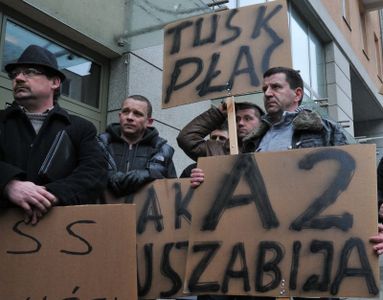 [mazowieckie] Protest podwykonawców DSS pod siedzibą GDDKiA
