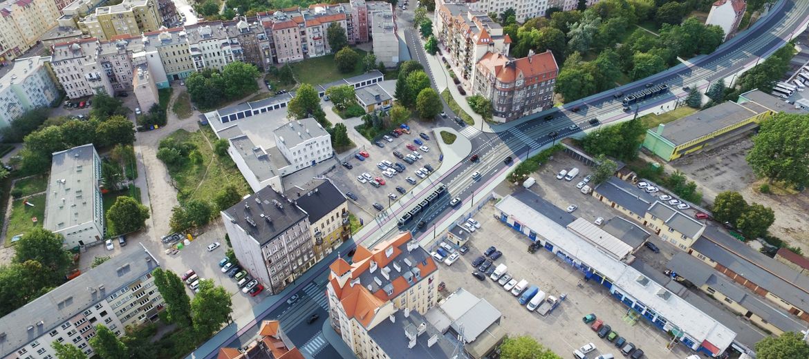 Budowa trasy tramwajowej na