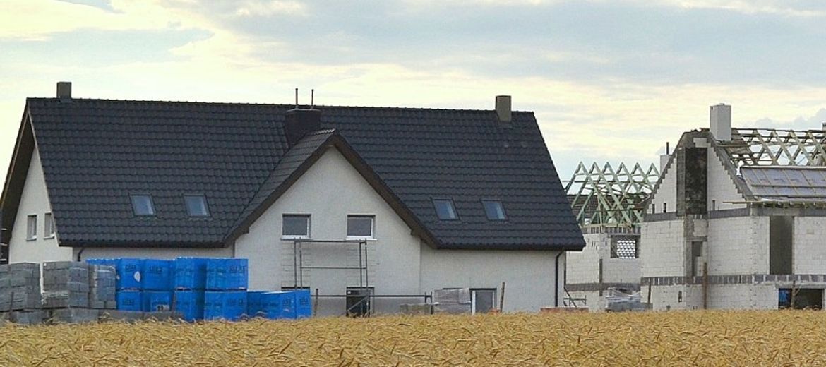 Latem na przedmieściach