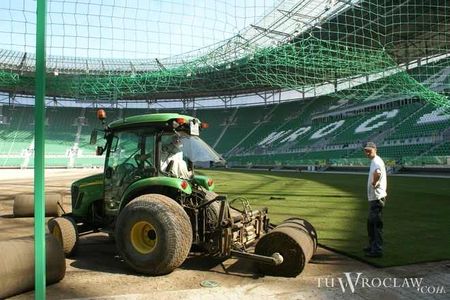 [Wrocław] Na Stadionie Miejskim po raz trzeci wymieniają murawę