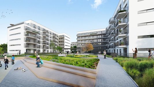 Kraków: SenTOTU – wkrótce ruszy budowa nowego osiedla na Górce Narodowej [WIZUALIZACJE]
