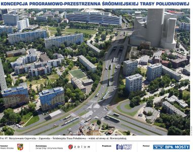 [Wrocław] Do 2017 roku nie ma szans na budowę Śródmiejskiej Trasy Południowej