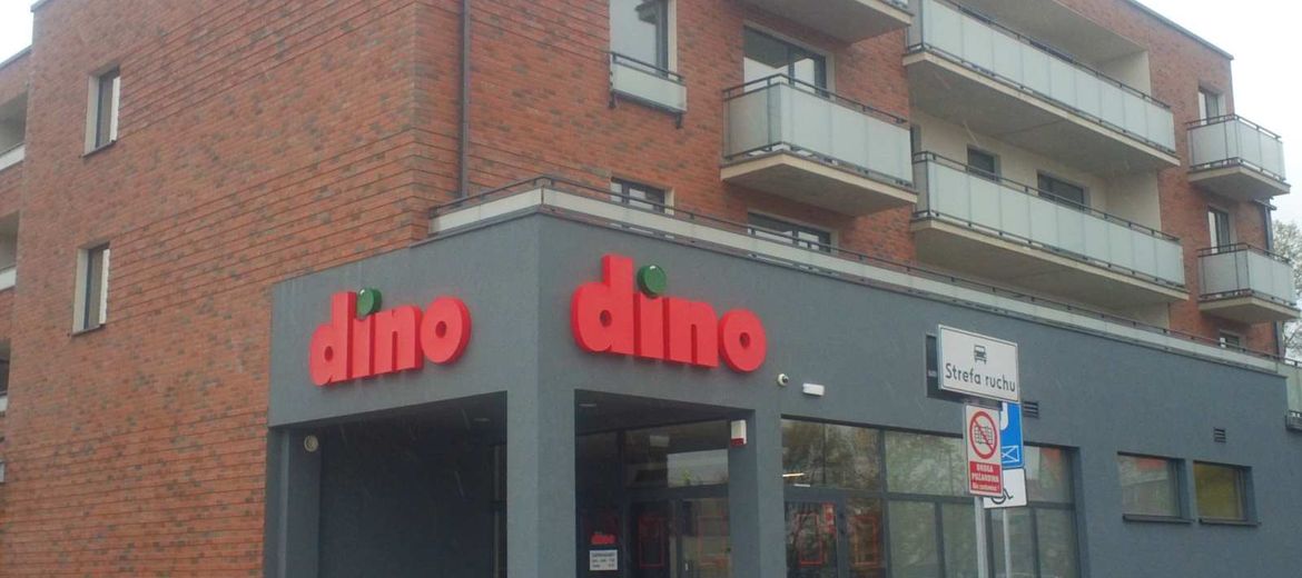 Nowy sklep sieci DINO Market przy ulicy Suwalskiej 12 we Wrocławiu