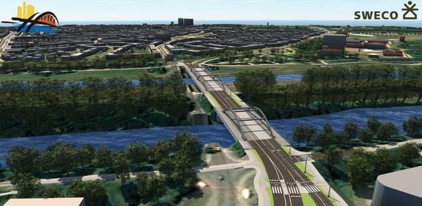 Wrocław: Miasto jednak dopłaca miliony do budowy nowych mostów Chrobrego [WIZUALIZACJE]