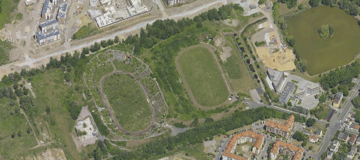 Na terenie dawnych stadionów
