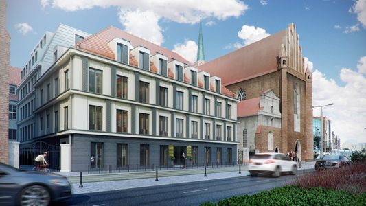 Wrocław: Centric – inwestor wyremontuje i nadbuduje dawny budynek Banku Śląskiego [WIZUALIZACJE]