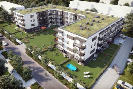 Ogrody Borkowskie – Krakowskie Biuro Inwestycyjne zbuduje mieszkania w pobliżu lasu Borkowskiego [WIZUALIZACJE]