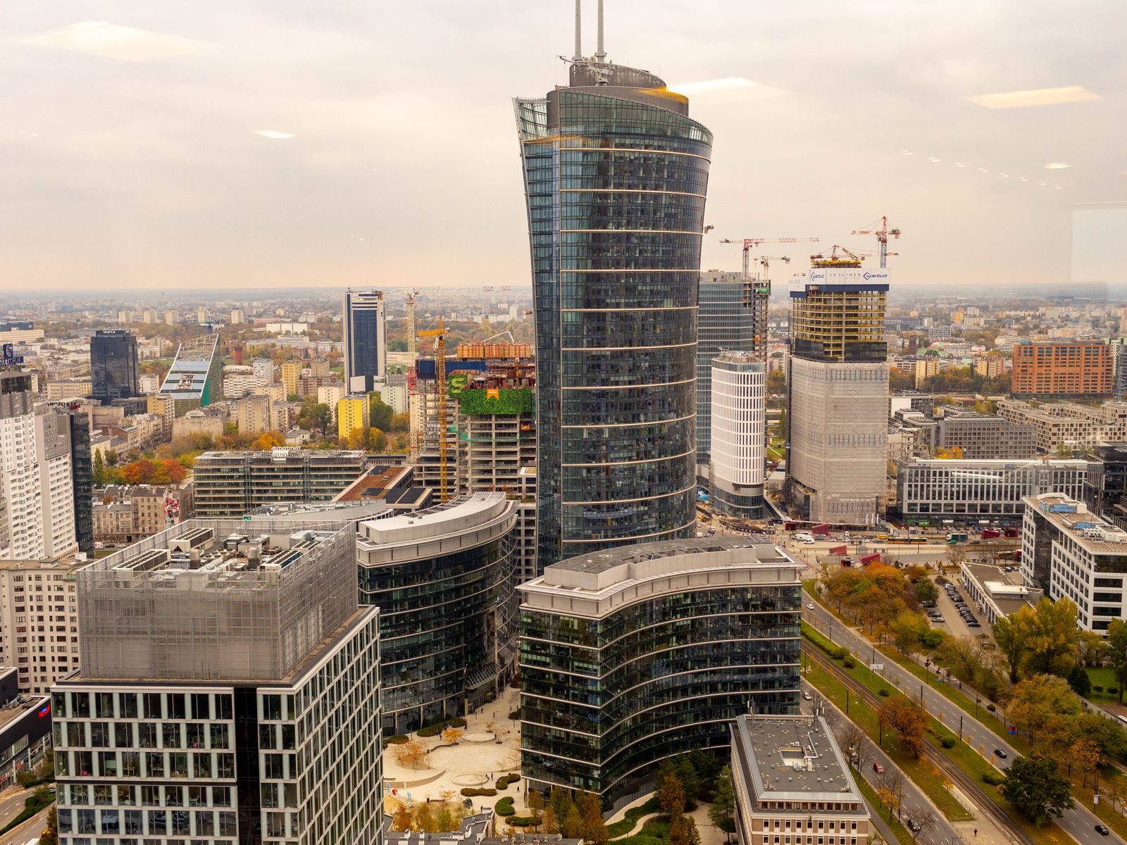Warszawa Bellona Tower Tuz Obok Warsaw Spire Stanie Kolejny Wiezowiec Warszawa Investmap Pl
