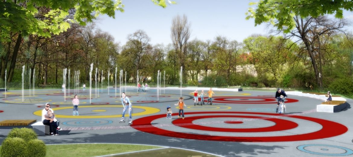 Park na wrocławskim Nadodrzu