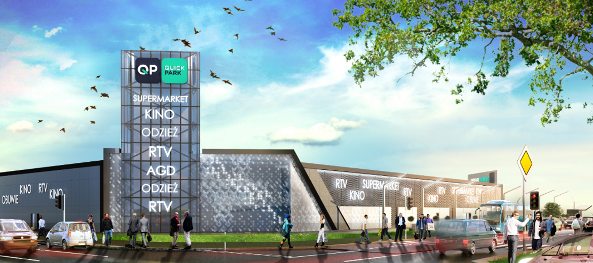 Wizualizacja Quick Park Oława (źródło: materiały inwestora)