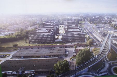 W Krakowie powstaje pierwszy biurowiec wielkiego kompleksu The Park Cracow [ZDJĘCIA + WIZUALIZACJE]
