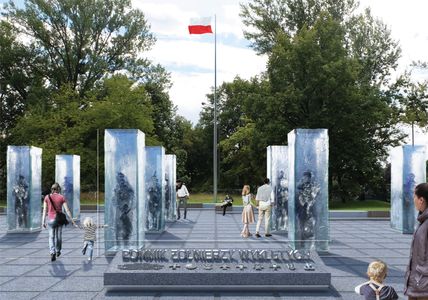 Wrocław: Tak ma wyglądać pomnik Żołnierzy Wyklętych przy Wroclavii. Konkurs rozstrzygnięty [WIZUALIZACJE]