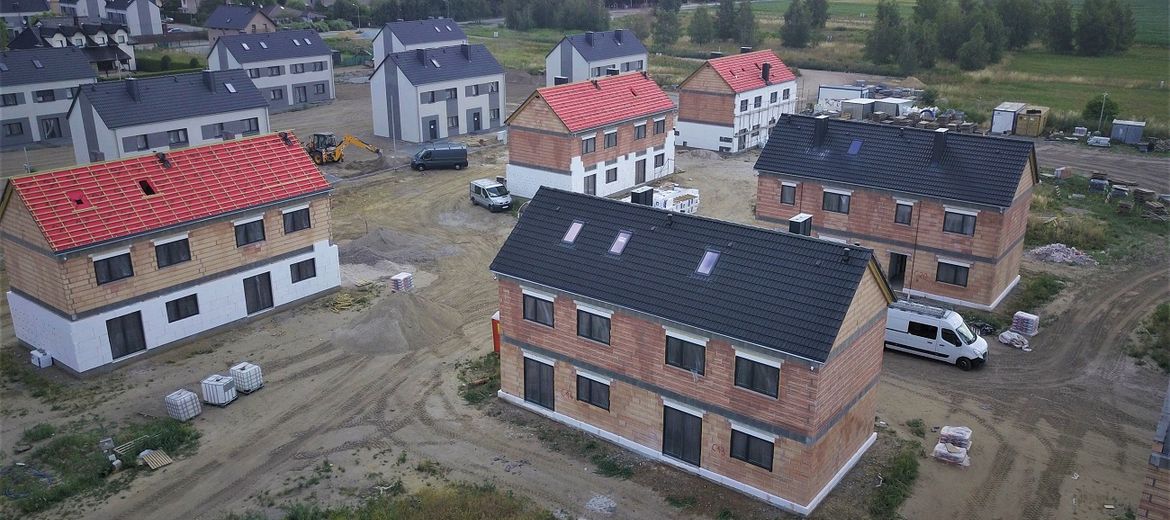 Następne domy na osiedlu