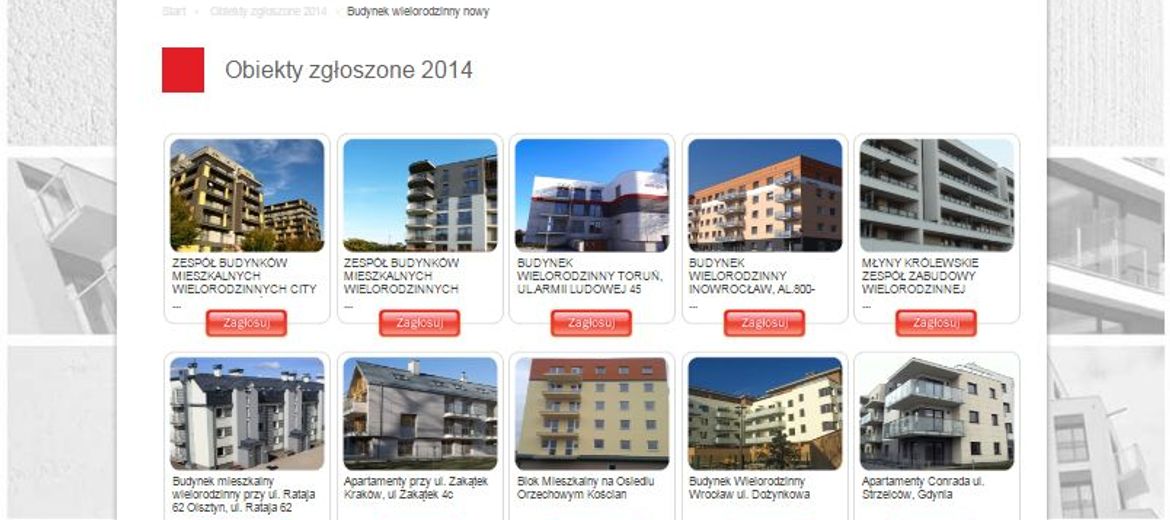 Konkurs Fasada Roku 2014