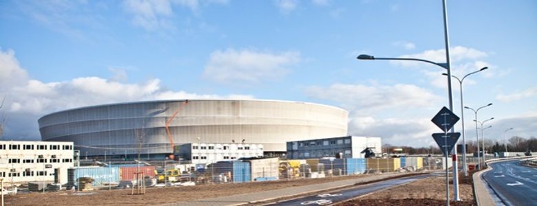[Wrocław] Budowlańcy zaczynają opuszczać rejon areny - w miejscu kontenerów będzie parking