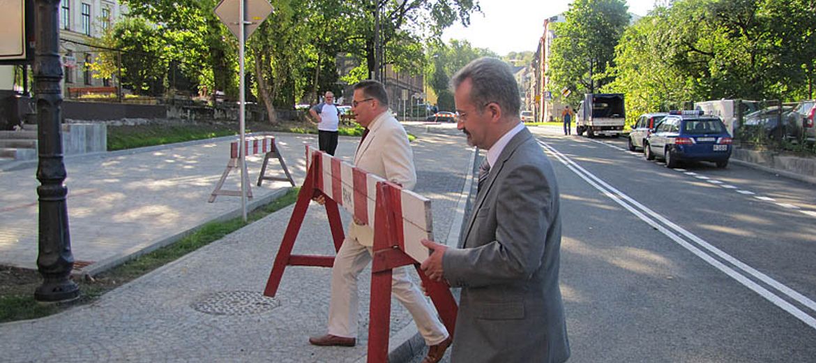Nowa ulica w Cieszynie
