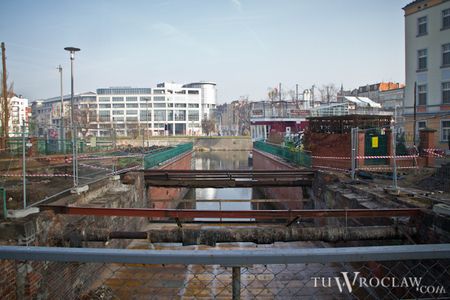 [Wrocław] Rozebrali most w samym centrum Wrocławia. Odbudują go dopiero wiosną