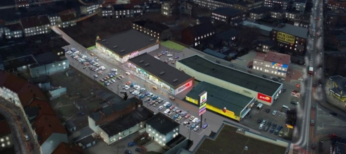 Wizualizacja parku handlowego ShopIn w Świebodzicach (źródło: materiały inwestora)