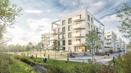Wrocław: Nowa Zatorska – Triada Dom buduje dziewięć bloków na Zakrzowie [WIZUALIZACJE]