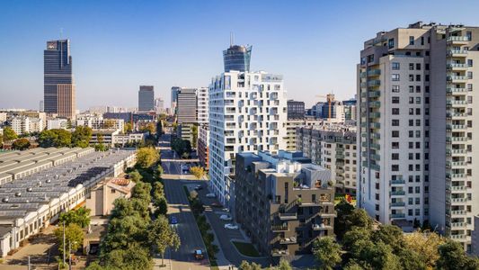 Warszawa: W Apartments – apartamentowiec na Woli od Marvipolu sięgnie piętnastu pięter [WIZUALIZACJE]