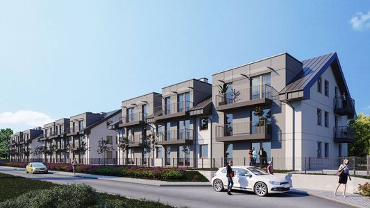 Kraków: Apartamenty Działkowa – LV Development postawi bloki wśród domów w Bieżanowie [WIZUALIZACJE]